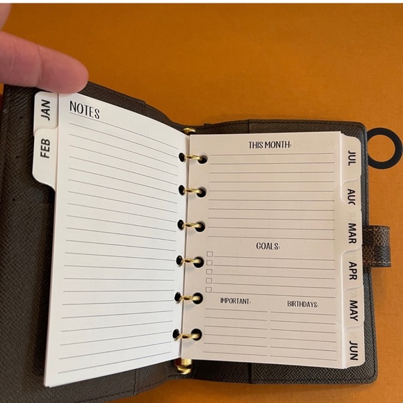 ⚜️FITS Louis Vuitton Agenda: PM MM GM 20 or 2023 Calendar +PEN: Choose Size - Picture 6 of 15